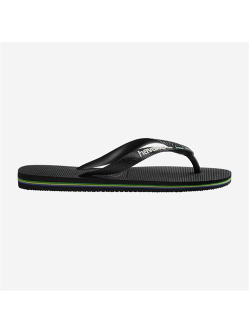 Infradito uomo Logo colore black HAVAIANAS | BRASIL LOGOBLACK BLACK